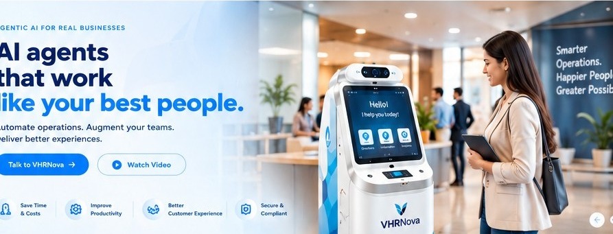 Business professionals collaborating in a modern office