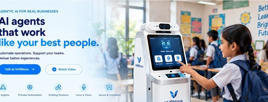 School environment representing real-world AI assistance